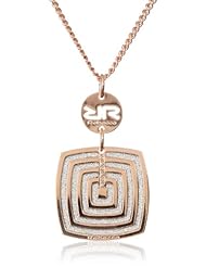 Rebecca "Infinity" Bronze Glam Film Necklace, 5"