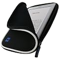 iGadgitz Schwarz Neopren Tasche f�r Neue Amazon Kindle 4 Wi-Fi 6 "E Ink Display Ereader (neueste Generation Erschienen im Oktober 2011)