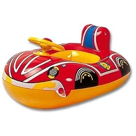 Bateau "auto avec volant et klaxon"