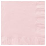 Serviettes 2-Ply 33x33cm 20/Pk - Baby Pink from Unique