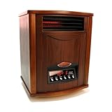 Tuscan Walnut Comfort Furnace Infrared Heater UV