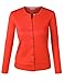 BIADANI Women Button Down Long Sleeve Crewneck Soft Knit Cardigan Sweater