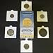 50 2x2 Self-Adhesive Cardboard Coin Holders MIX SIZES