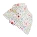 Zippy Fun Baby and Toddler Bandana Bib - Absorbent 100%cotton Front Drool Bibs Adjustable Snaps (4 Pack) Pink Yellow