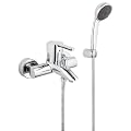 Grohe 32273000 Feel Einhand-Wannenbatterie mit Brausegarnitur