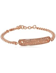 Juicy Couture Rose Gold Pave Identification Bracelet, 7.5"