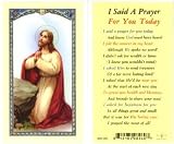 I Said a Prayer for You Today Holy Card (800-260)