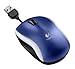 Logitech Corded Mouse M125 (Blue)