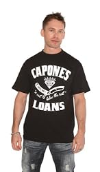 Cartel Ink Capones Loans Money Never Sleeps Black T Shirt