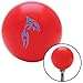 American Shifter 95580 Red Shift Knob with M16 x 1.5 Insert (Blue Dolphin in Air)
