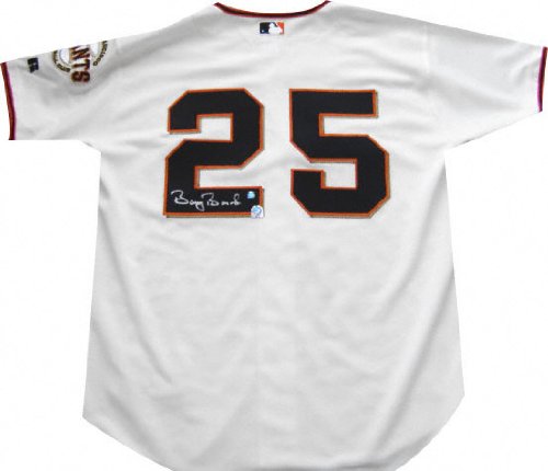 Barry Bonds San Francisco Giants Autographed Authentic Majestic Home Cream Jersey