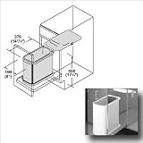 Hafele 502.61.713 Uno Pull-Out Waste Bin