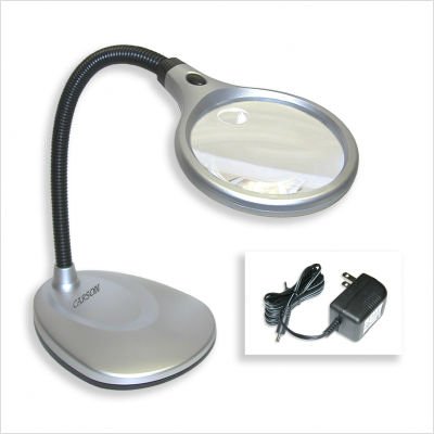 Carson DeskBrite 2002x LED Magnifing Lamp