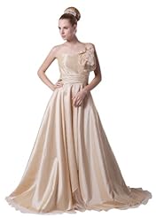 A-line Strapless Spring Fall Taffeta  Ruched Wedding Dress  with a Court Train  With a Bow(s)