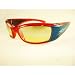 NonGlare Safe Drive Night Vision Glasses with Amber Lens and Cool Side Lenses - Crystal Red
