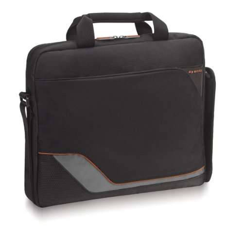 SOLO Vector Collection Laptop Slim Brief for 14.1-Inch Notebook Computers (VTR122-4)