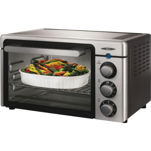 Oster 6085 Channel 6-Slice Toaster Oven - Brushed Stainless Steel product image