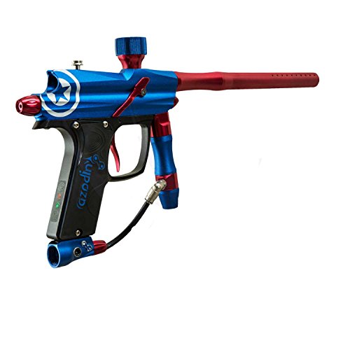 Azodin Blitz EVO Electronic Paintball Marker Gun Blue Red