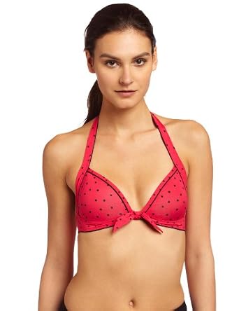 Calvin Klein Women's Dot Print Retro Bra Swimsuit Top
