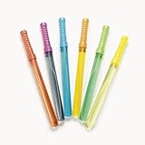 Fun Express Bulk FX Educational Products Big Bubble Wand Assortment (1 Dozen), 14"