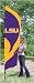 LSU Fighting Tigers Tall Team Flags 8.5 ft x 2.5 ft NCAA College Athletics Fan Shop Sports Team Merchandise