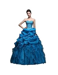 Organza Beaded Lace Quinceanera Dress/Wedding Dress 