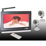 2.4GHz Wireless Colour 2pcs Camera,7inch LCD Video... by