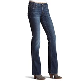Buy Mavi Jeans Juniors' Zoe Lowrise Boot Cut Jean in Dark Bristol Stretch by Mavi