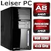 shinobee Gaming / Multimedia Aufr�st PC #4367 AMD Liano 3870K 4 x 3000 MHz | 8192 MB DDR3 PC-1333 RAM | AMD Radeon HD 6550 2048 MB VGA/DVI mit DirectX11 Technology | 6 USB-Anschl�sse | AMD A55 Mainboard | 5.1 Sound | LAN | nur noch Festplatte rein - fertig ist der moderne PC
