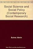 Social science and social policy