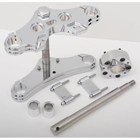Accutronix 39mm Triple Tree Conversion Kit - Top Headlight Mount - 0 Deg. Rake, Wide Glide... from Conversion Kits