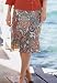 Orvis Aqua Paisley Print Skirt