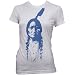 Sitting Bull Ladies Fine Jersey T-Shirt, Ash Grey, L