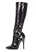 5 Inch Heel Knee Boot Women'S Size Shoe With Sequins