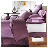 Quickship Profiles Plum Duvet Cover Size: Full/Queen