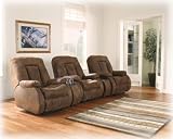 Navigator Saddle Sectional By Ashley Furniture With Silver Shipping