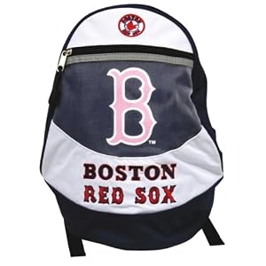 Boston Red Sox - Pink Logo Navy Juniors Backpack