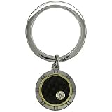 Eighternity Diamond Target Circle Key Ring
