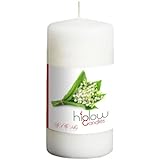 Scented Pillar Candle - Lily of the Valley Scent - White Pillar - Perfect Gift -