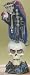 Jim Shore Halloween Demon on Skull Figurine Demon Dark
