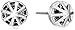 Rebecca Minkoff Rhodium Mini Facetted Stud Earrings