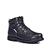 KINGSHOW Men's 1406 Premium Full-Grain Leather Plain Rubber Sole Soft Toe Work Boots
