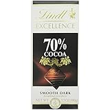 Lindt Excellence Dark Chocolate 70% Cocoa, 3.5-Ounce Packages
