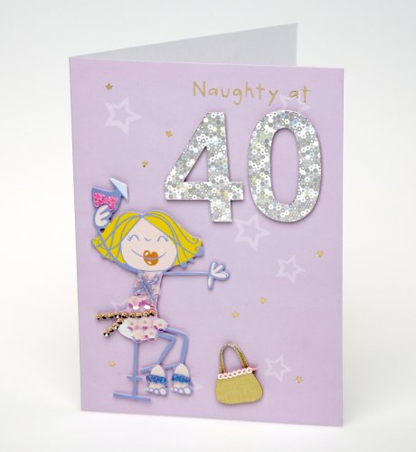 Naughty At 40 Card