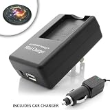 PRO SERIES AC & DC JVC AA-VF8US / BN-VF8 Equivalent BN-VF808U / BN-VF815 / BN-VF823 Battery Charger - For JVC Everio Series Cameras
