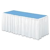 Tablemate : Table Set Linen-Like Table Skirting, 29" x 14`, Black -:- Sold as 2 Packs of - 1 - / - Total of 2 Each
