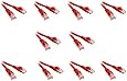 C&E Cat6 6-Inch Snagless/Molded Boot Ethernet Patch Cable, 10-Pack, Red (CNE57993)