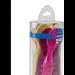 B�aba - 913186 - Lot de 6 cuill�res + 4 fourchettes "soft" sans BPA