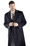 Men's Full Length Overcoat in Pure Cashmere