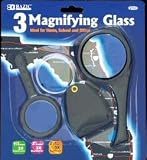 BAZIC 2x Magnifier Sets, 3 Per Pack (2707-24P)